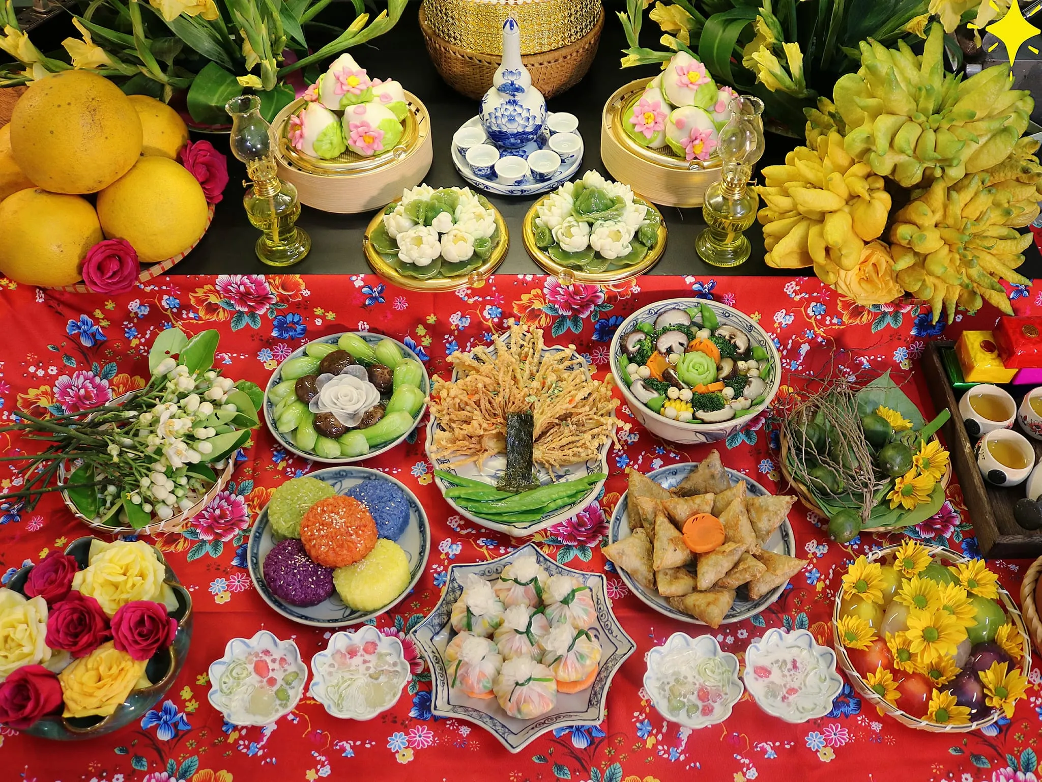 Mâm cỗ tất niên miền Nam đa dạng và phong phú