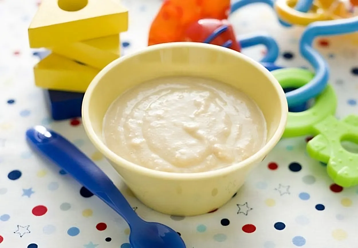 Bột gạo sữa cho bé ăn dặm