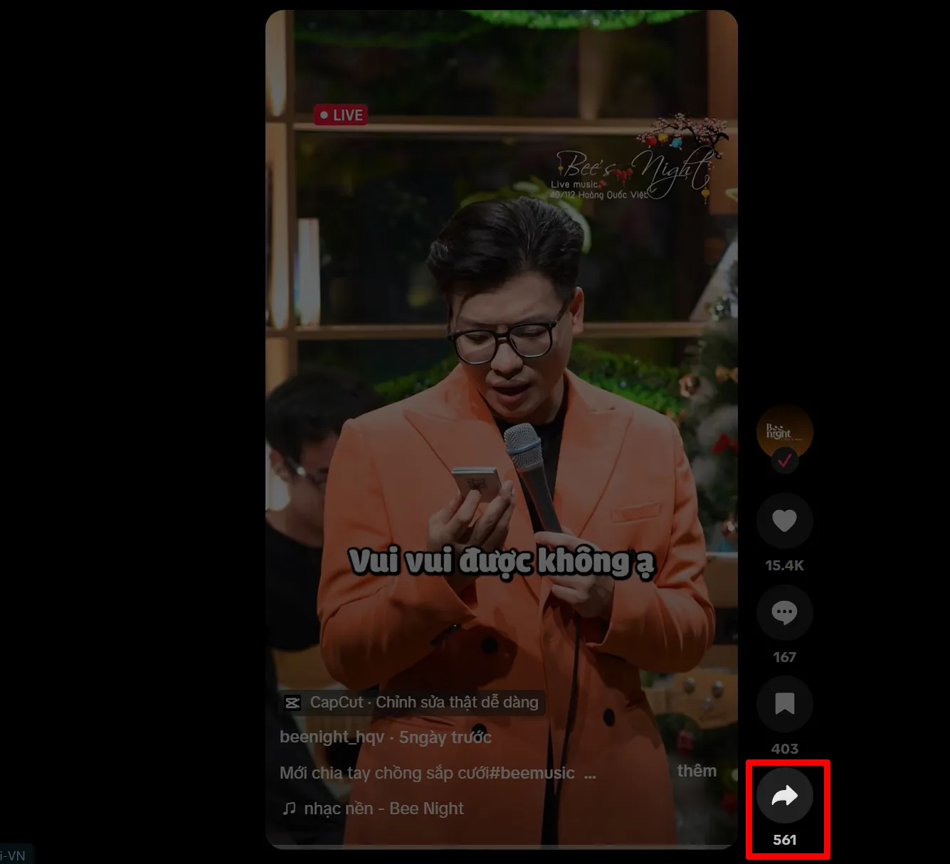 Chia sẻ video TikTok trên máy tính