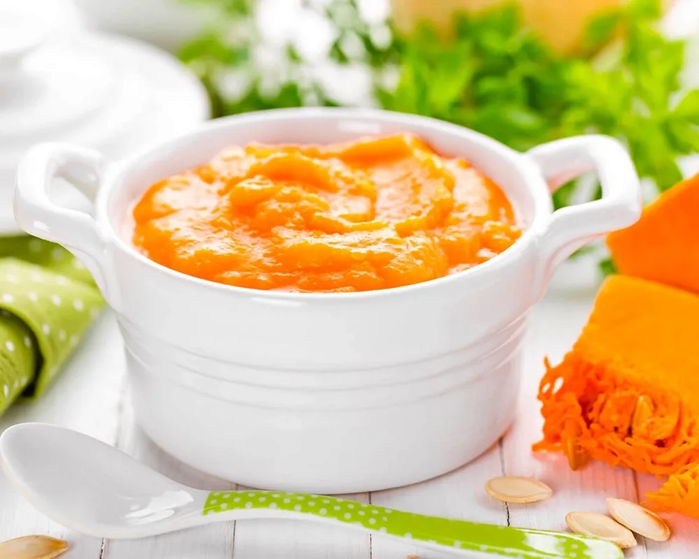 Bột cá hồi và khoai tây cho bé ăn dặm