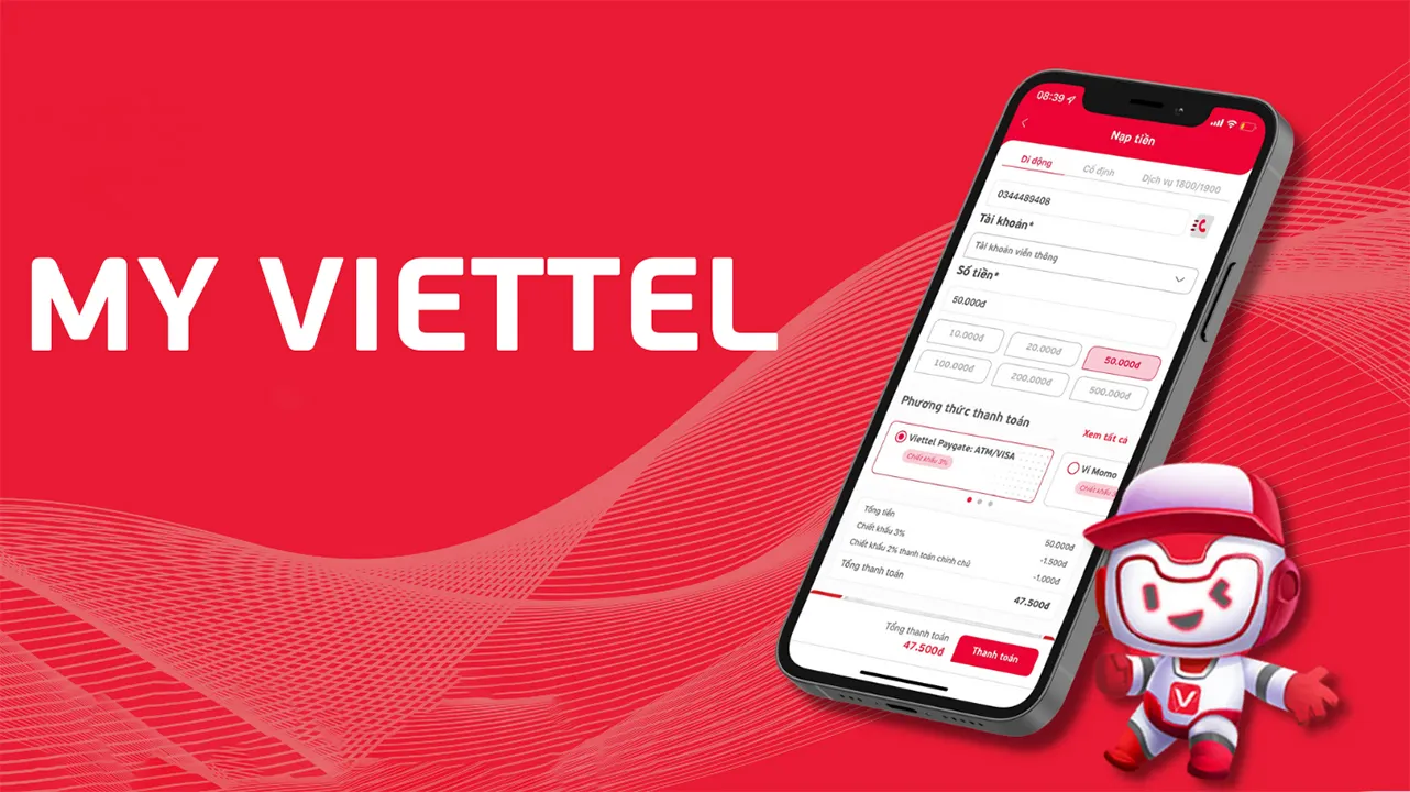 Nạp tiền điện thoại Viettel