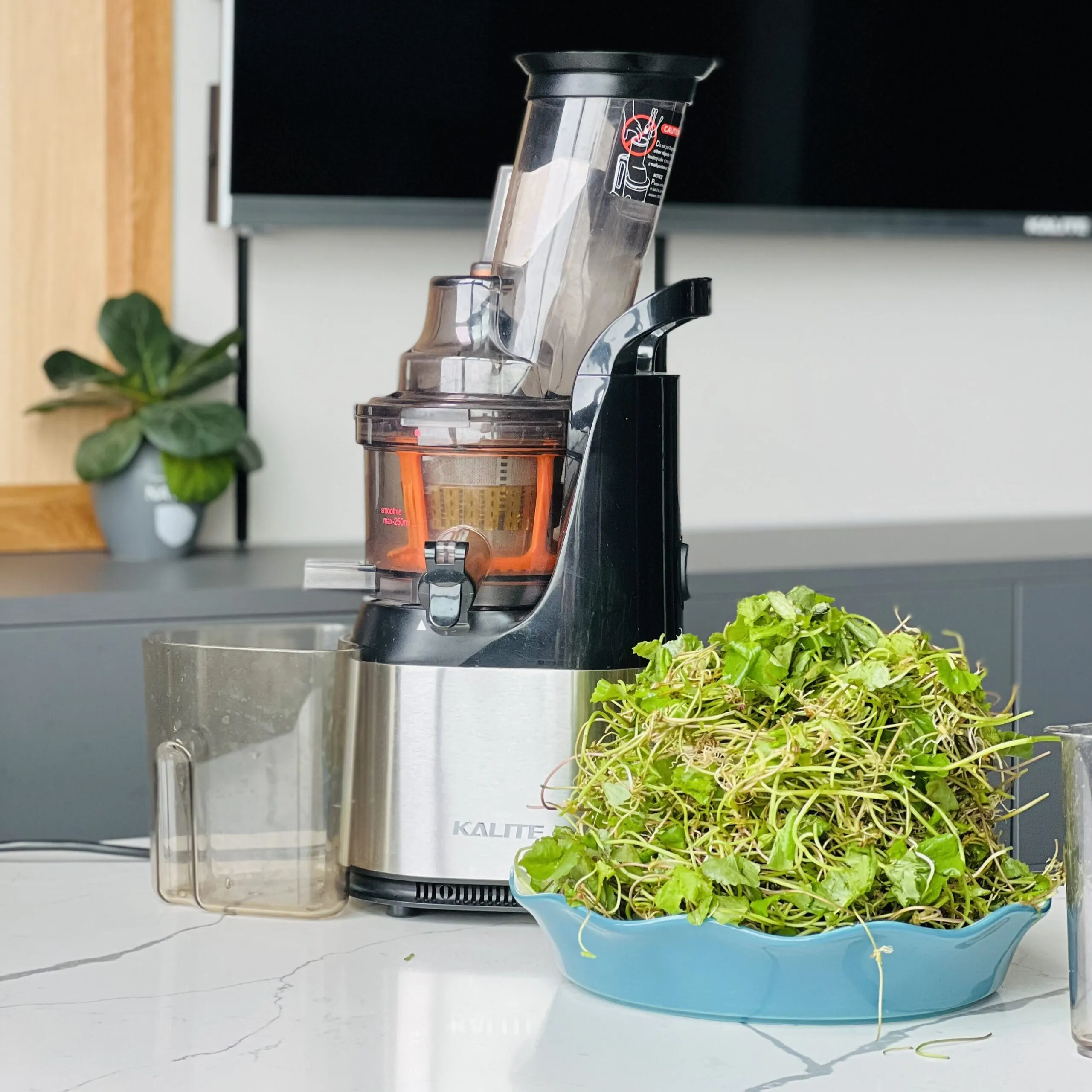 Ép rau má lấy nước