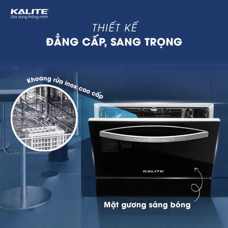 Máy rửa bát Kalite - Thiết kế sang trọng