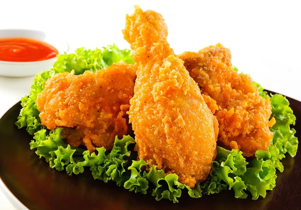 Gà chiên xù vàng giòn rụm