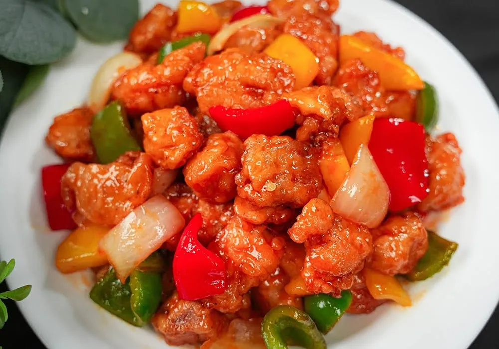 Ức gà xào chua ngọt thơm ngon hấp dẫn
